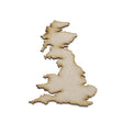 Wooden Maps - United Kingdom Outline Shapes - Laserworksuk