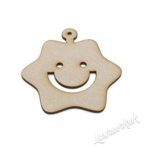 Wooden Nursery Star - MDF Mobile Hanging Craft Shapes - LaserworksUK