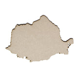 Wooden Romania Maps - Romanian Map Outline Shapes - LaserworksUK