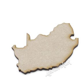 Wooden South Africa Maps - African Map Outline Shapes - LaserworksUK