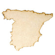Wooden Spain Maps - Spanish Map Outline Shapes - Laserworksuk
