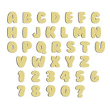 Acrylic Bubble Font - 10cm High Letters & Numbers - 40+ Colours - Laserworksuk