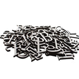 White Painted MDF Wooden Letters - Cambria Font 2cm - 30cm - Laserworksuk