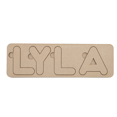 Personalised Baby Name Puzzles to Decorate - LaserworksUK