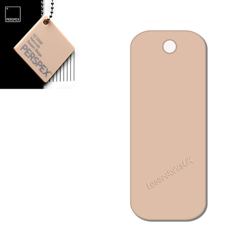 Acrylic Rectangle Keyring Blank Fobs (8cm Pack of 10) - Laserworksuk