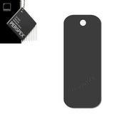 Acrylic Rectangle Keyring Blank Fobs (8cm Pack of 10) - Laserworksuk