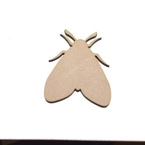 Wooden Moth MDF Blank Shape Craft - LaserworksUK