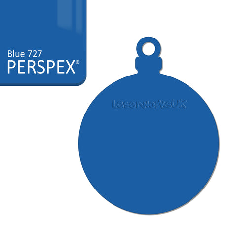 Acrylic Christmas Bauble Blanks (8cm Pack of 6) - Laserworksuk