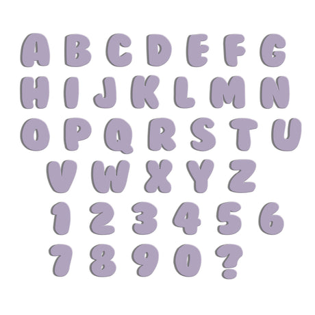Acrylic Bubble Font - 10cm High Letters & Numbers - 40+ Colours - Laserworksuk