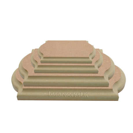 Wooden Trophy Base Blanks - MDF Decorative Plaques - Laserworksuk