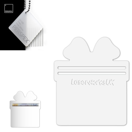 Acrylic Present Money Holder (Pack of 5) - Laserworksuk