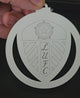 Leeds United Christmas Baubles - White Faced MDF - LUFC