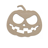 Halloween Scary Pumpkin - Laser Cut MDF Shape Embellishment,Spooky,Crafts,Tag - LaserworksUK