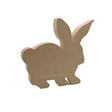 Freestanding Bunny - Wooden Easter Rabbit Craft Shapes - Laserworksuk