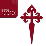 Camino de Santiago - St James Cross Keyring - Laserworksuk