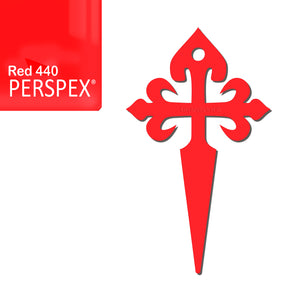 Camino de Santiago - St James Cross Keyring - Laserworksuk