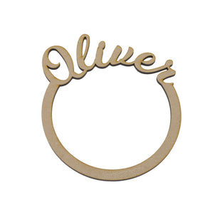 Personalised Name Hoops - Nursery Decor - LaserworksUK