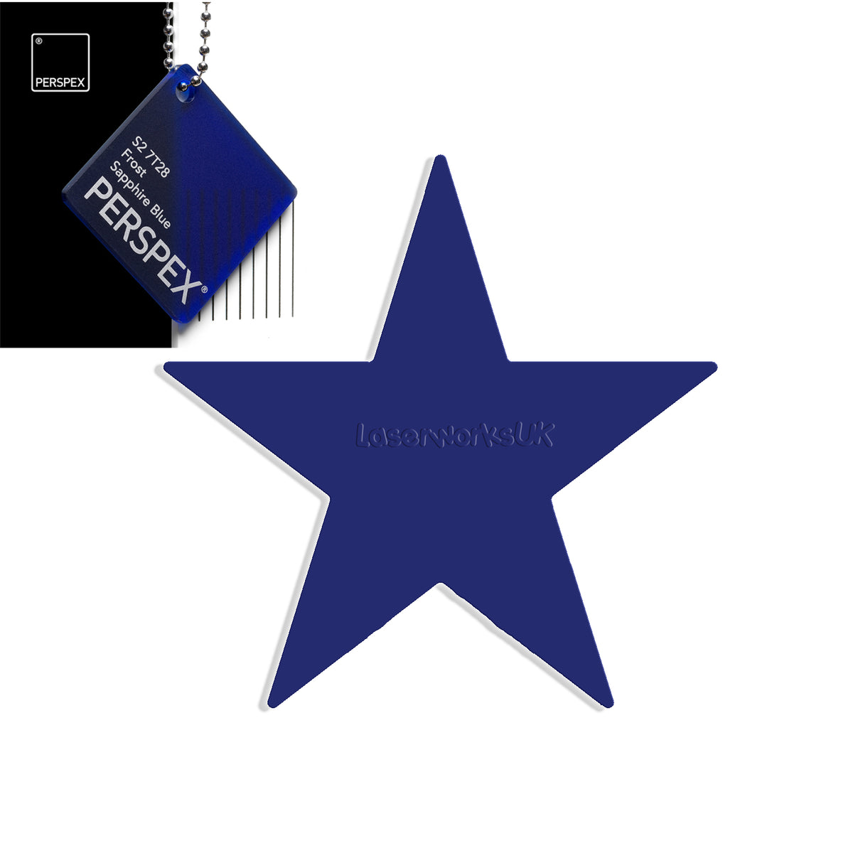 Star Shaped Acrylic Blanks - 25cm