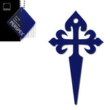 Camino de Santiago - St James Cross Keyring - Laserworksuk
