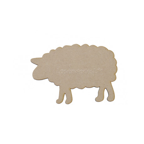 Wooden Sheep MDF Craft Shapes - Laserworksuk