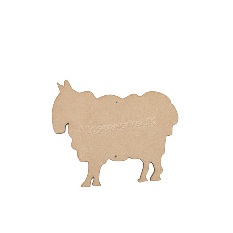 Wooden Sheep 3mm MDF Craft Shapes - LaserworksUK