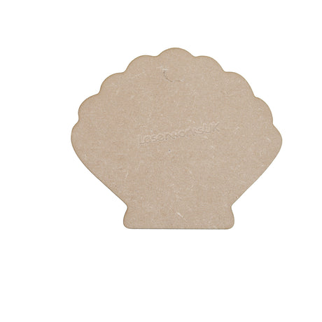 Shell MDF Craft Shapes | Wooden Seaside Shells Blanks - LaserworksUK