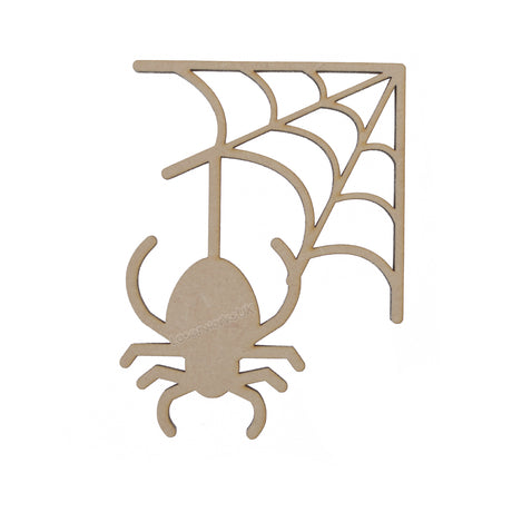 Halloween Spider & Web | Spooky Decoration - LaserworksUK