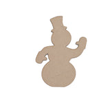 Wooden Mdf Snowman - Christmas Decoration - LaserworksUK