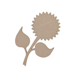 Wooden Sunflower Craft Shapes - LaserworksUK