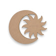 Sun Moon Shapes | MDF Wooden Craft Embellishment Scrapbook - LaserworksUK
