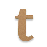 Lowercase Wooden Letters & Numbers - 18mm Thick - 8cm - 50cm High - LaserworksUK