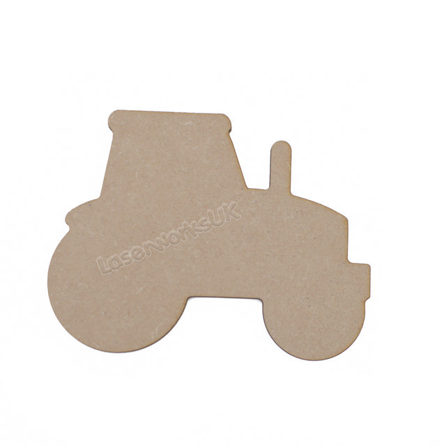 Wooden Tractor MDF Blank Craft Shapes - LaserworksUK