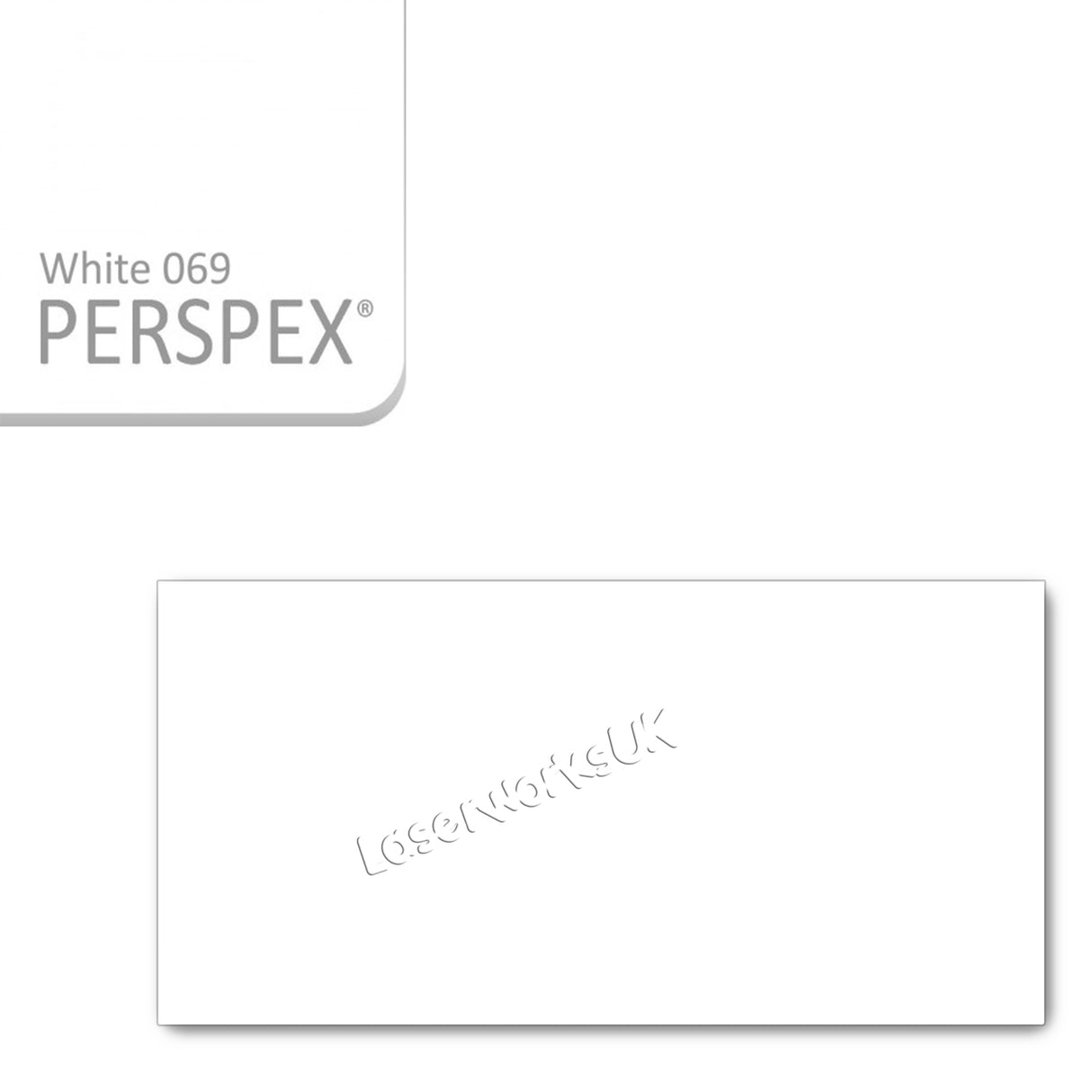 Acrylic Rectange blanks (10cm x 5cm Pack of 6) - Laserworksuk