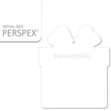 Acrylic Christmas Present Gift Box Blanks - Laserworksuk