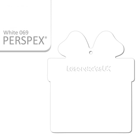 Acrylic Christmas Present Gift Box Blanks - Laserworksuk