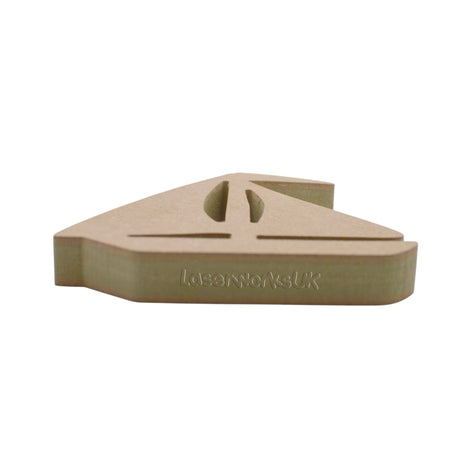 Freestanding Sailing Boat - Wooden Yacht Shapes - Laserworksuk
