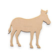 Wooden Zebra - Safari Animal MDF Craft Shapes - LaserworksUK